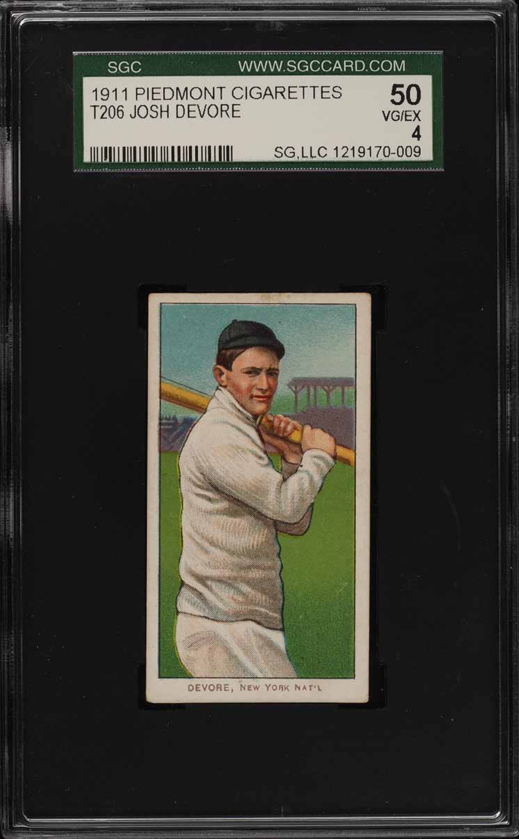 1909-11 T206 Jake Beckley PIEDMONT PSA 3 VG on Fanatics Collect