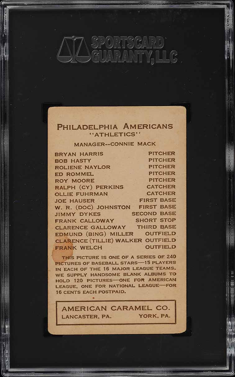 1922 E120 American Caramel Roliene Naylor SGC 3.5 VG+
