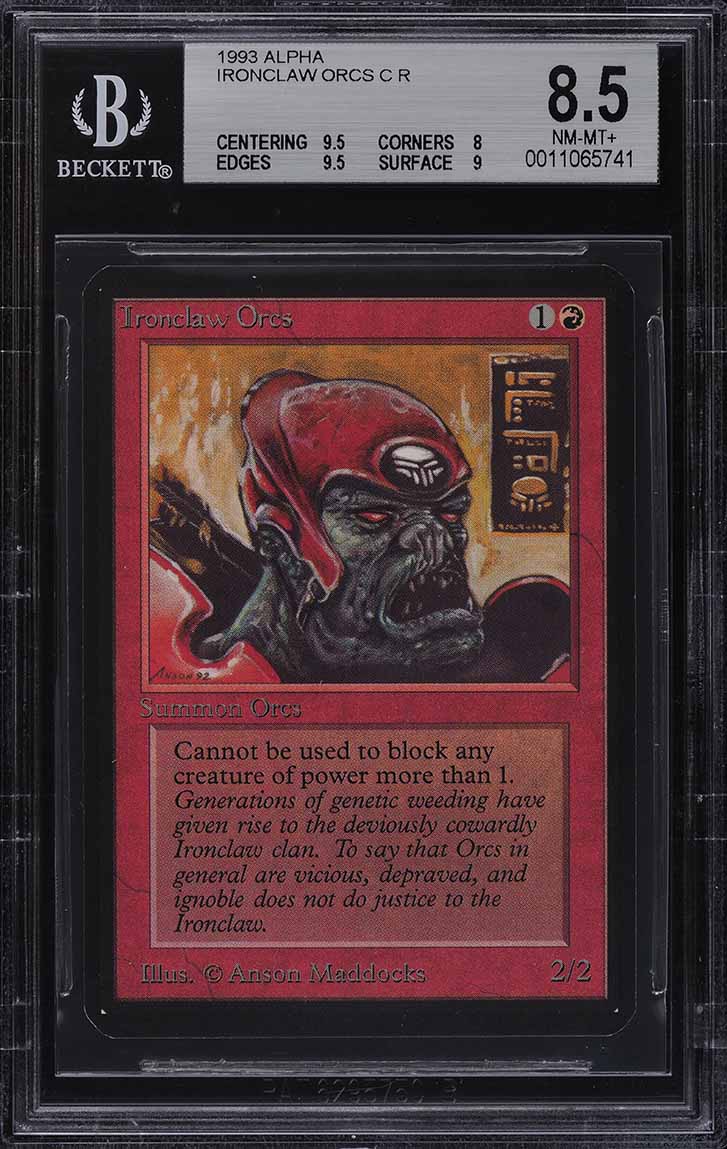 1993 Magic The Gathering MTG Alpha Shatter BGS 8.5 NM-MT+ on