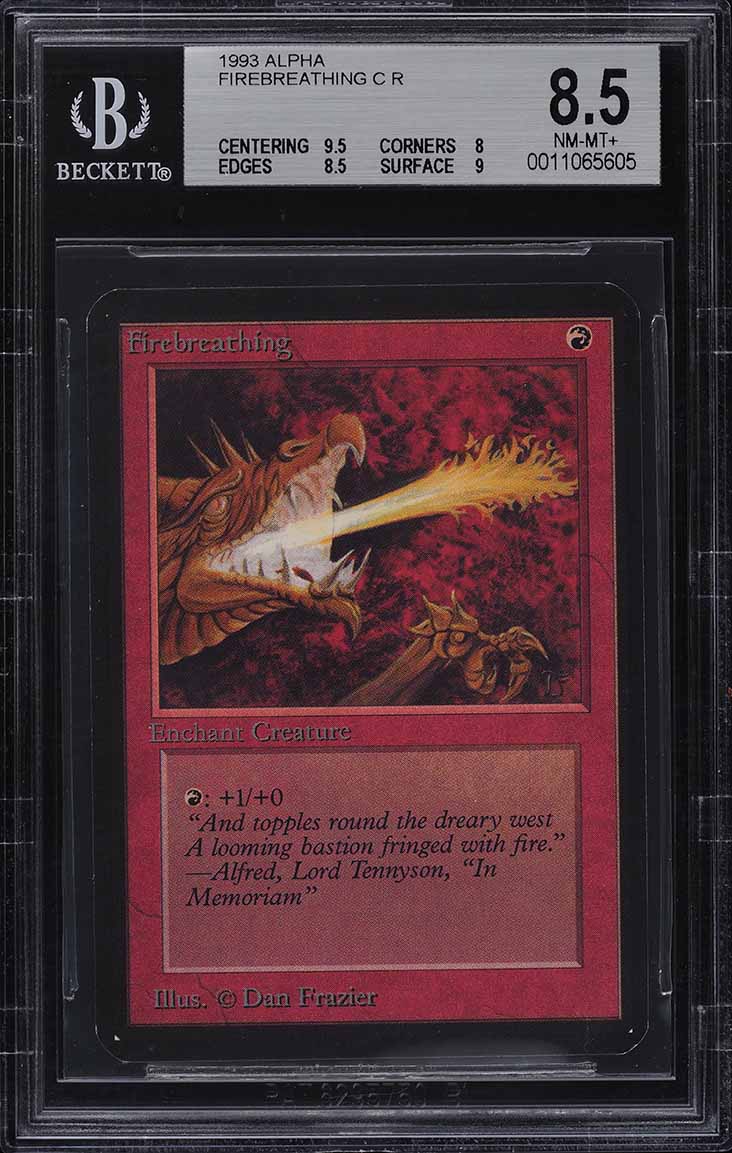 1993 Magic The Gathering MTG Alpha Shatter BGS 8.5 NM-MT+ on