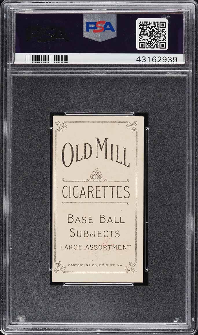 1909-11 T206 Dick Egan OLD MILL PSA 6 EXMT