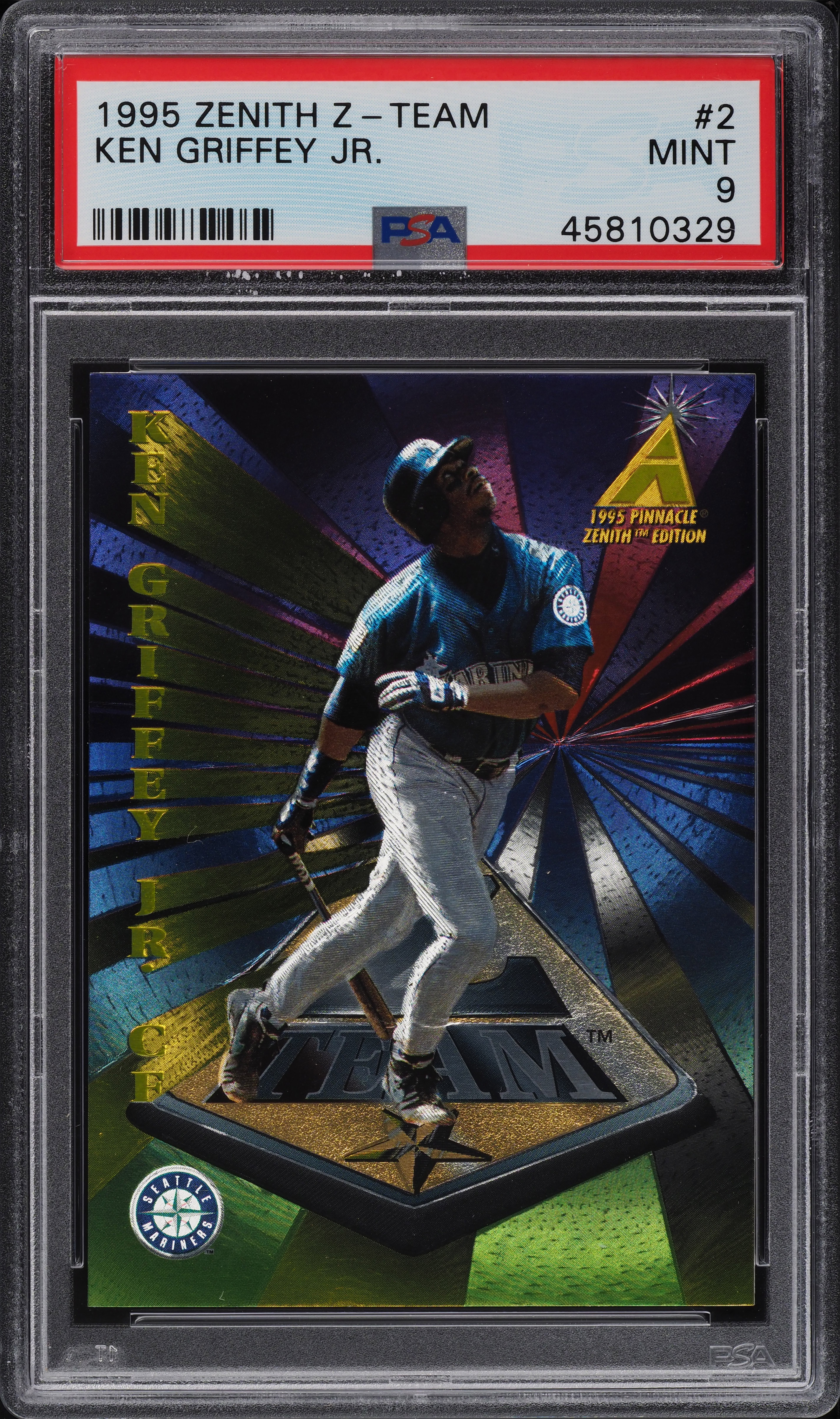 1995 Zenith Z-Team Ken Griffey Jr. #2 PSA 9 MINT on Fanatics Collect