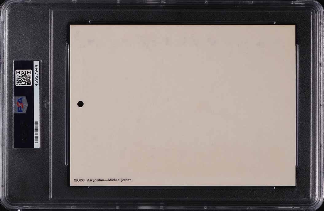 1983 Nike Poster Cards Michael Jordan AIR ROOKIE #850 PSA 8 NM-MT