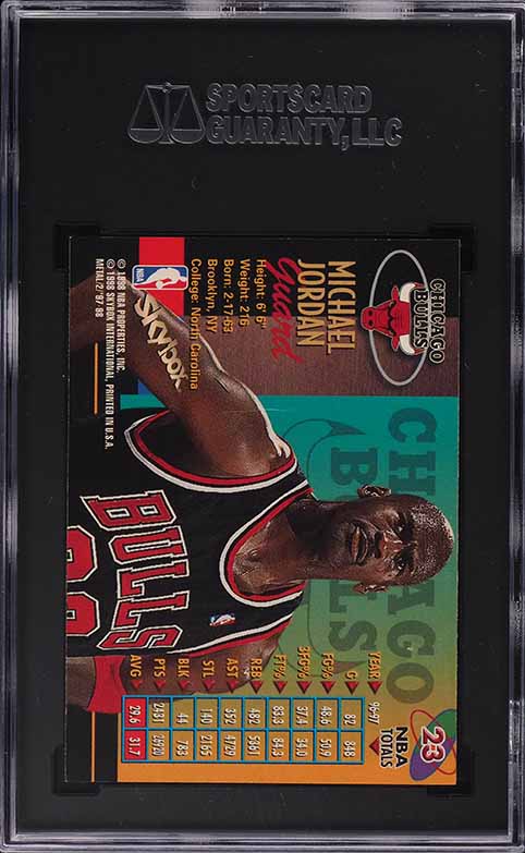 1997 Metal Universe Championship Michael Jordan #23 SGC 9 MINT