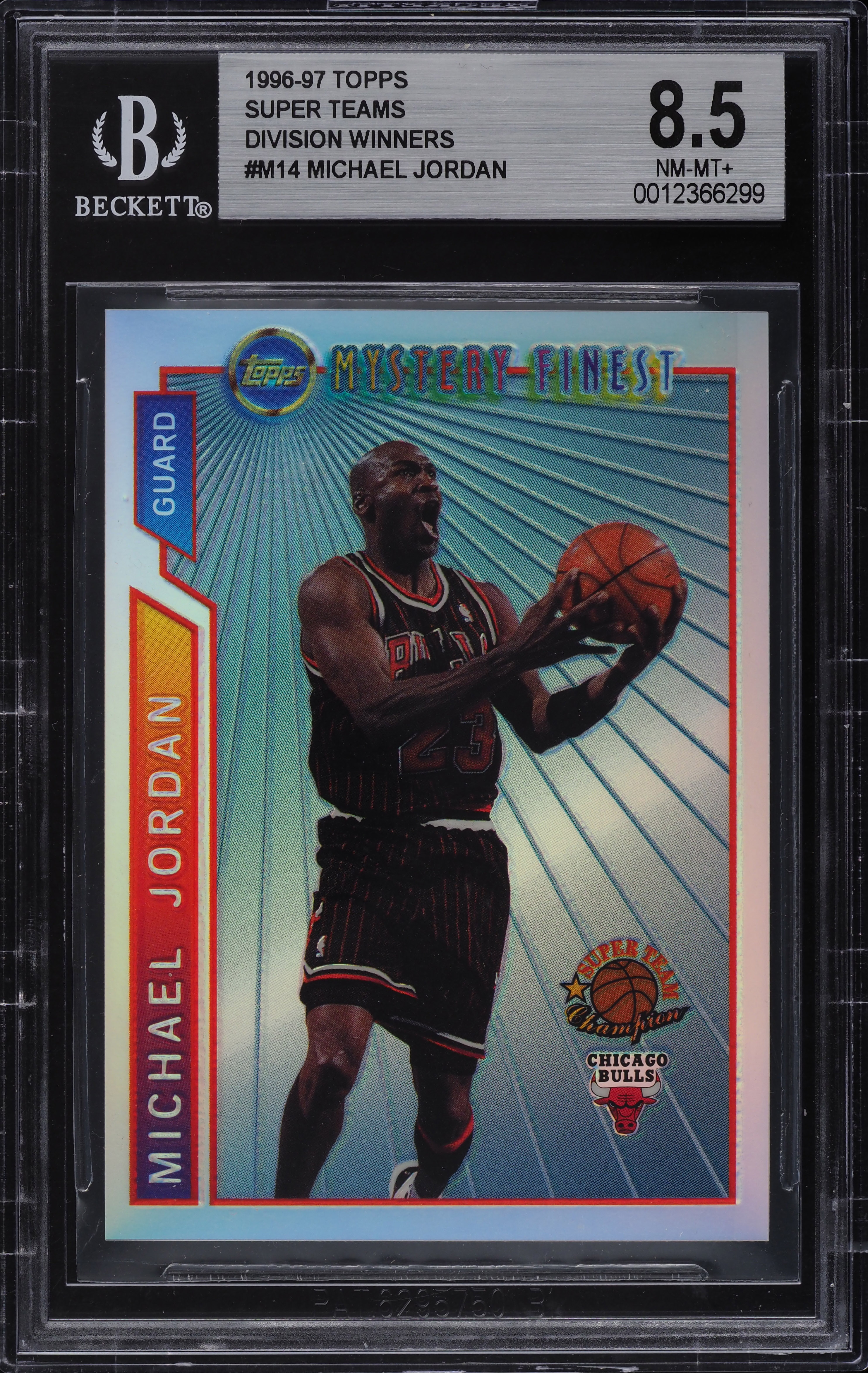 コレクション Michael Jordan 1996 Topps Mystery Finest Bordered Refractor Michael Jordan #M14