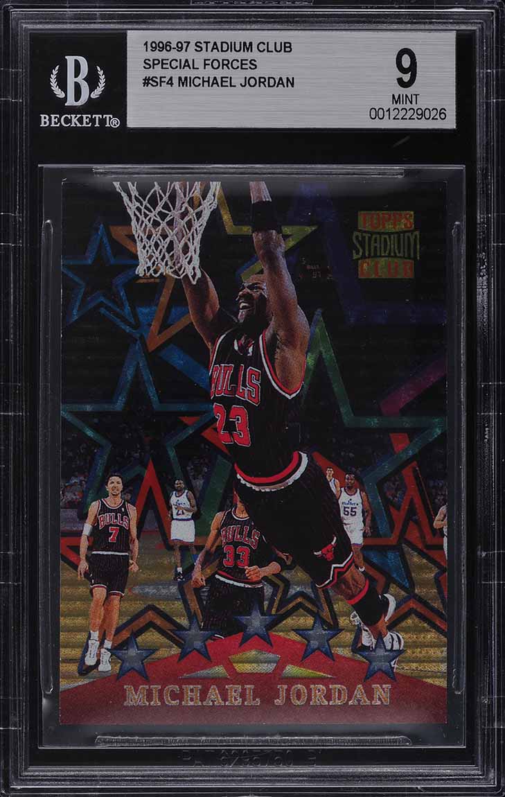 1996 Stadium Club Special Forces Michael Jordan #SF4 BGS 9 MINT