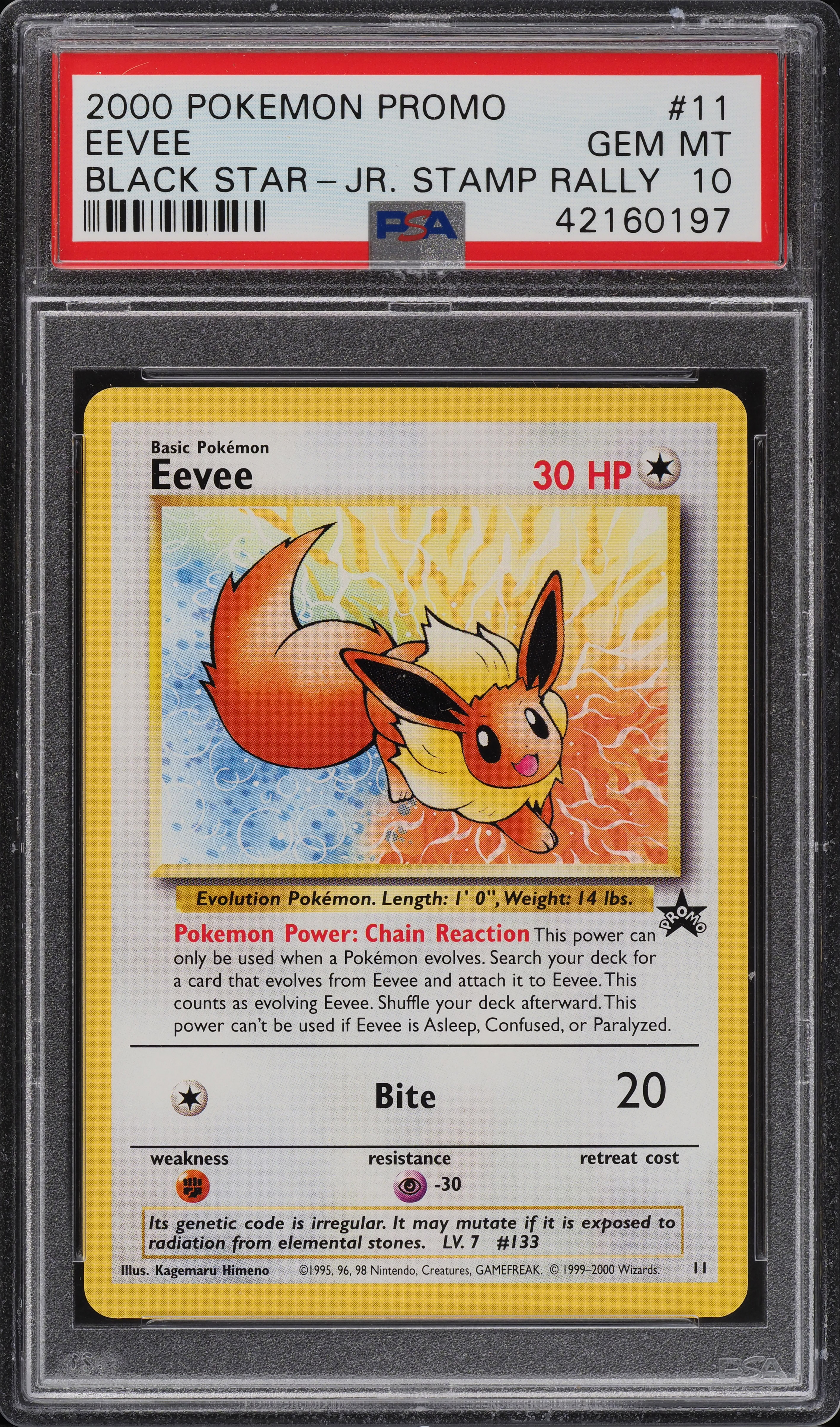 ポケモンカード ポケモンスタンプラリー2000記念カード Eevee 旧裏 ポケモンカード JR スタンプラリー2000 金コース イーブイ - メルカリ