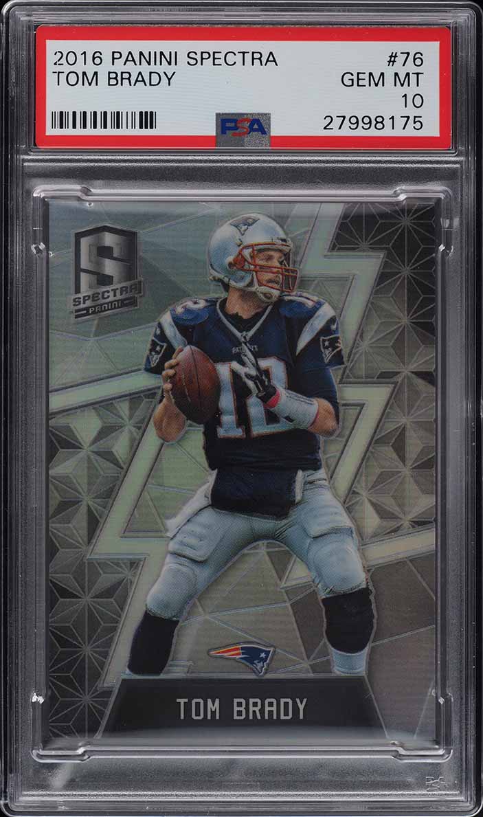 2016 Panini Spectra Tom Brady /99 #76 PSA 10 GEM MINT