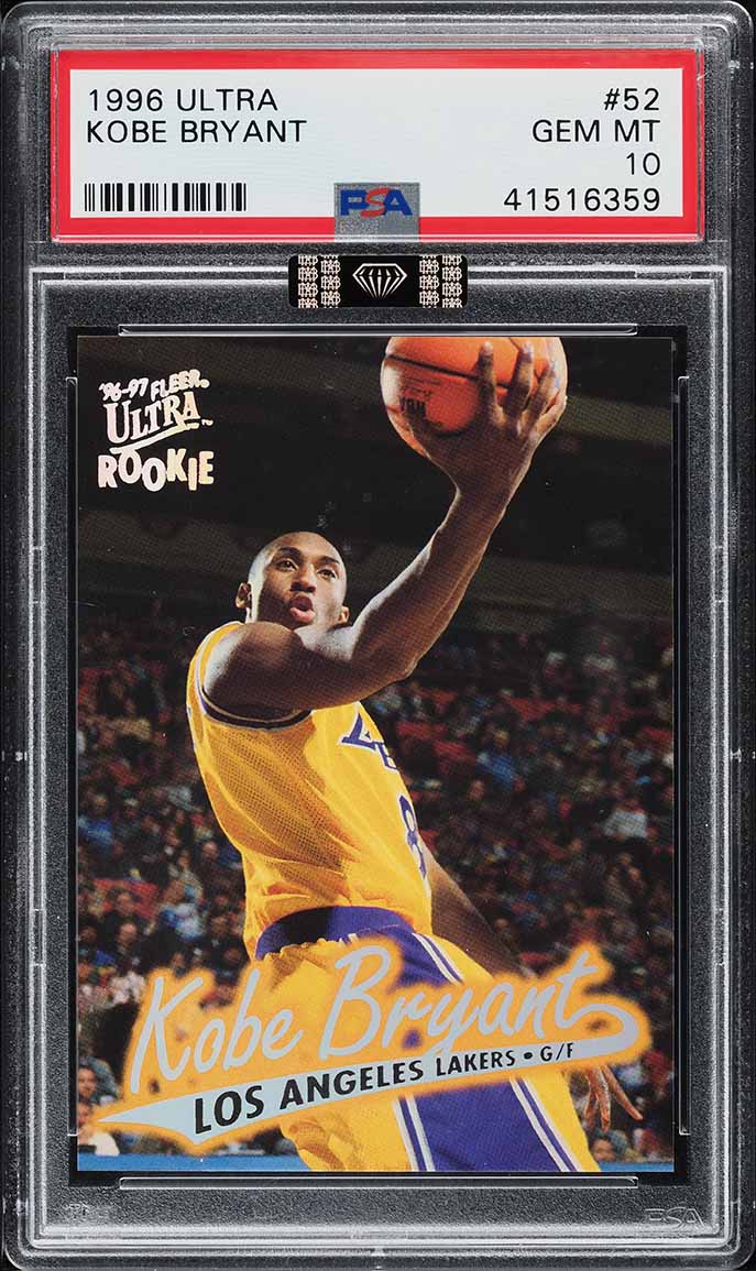 1996 Ultra Basketball Kobe Bryant ROOKIE #52 MBA PSA 10 GEM MINT