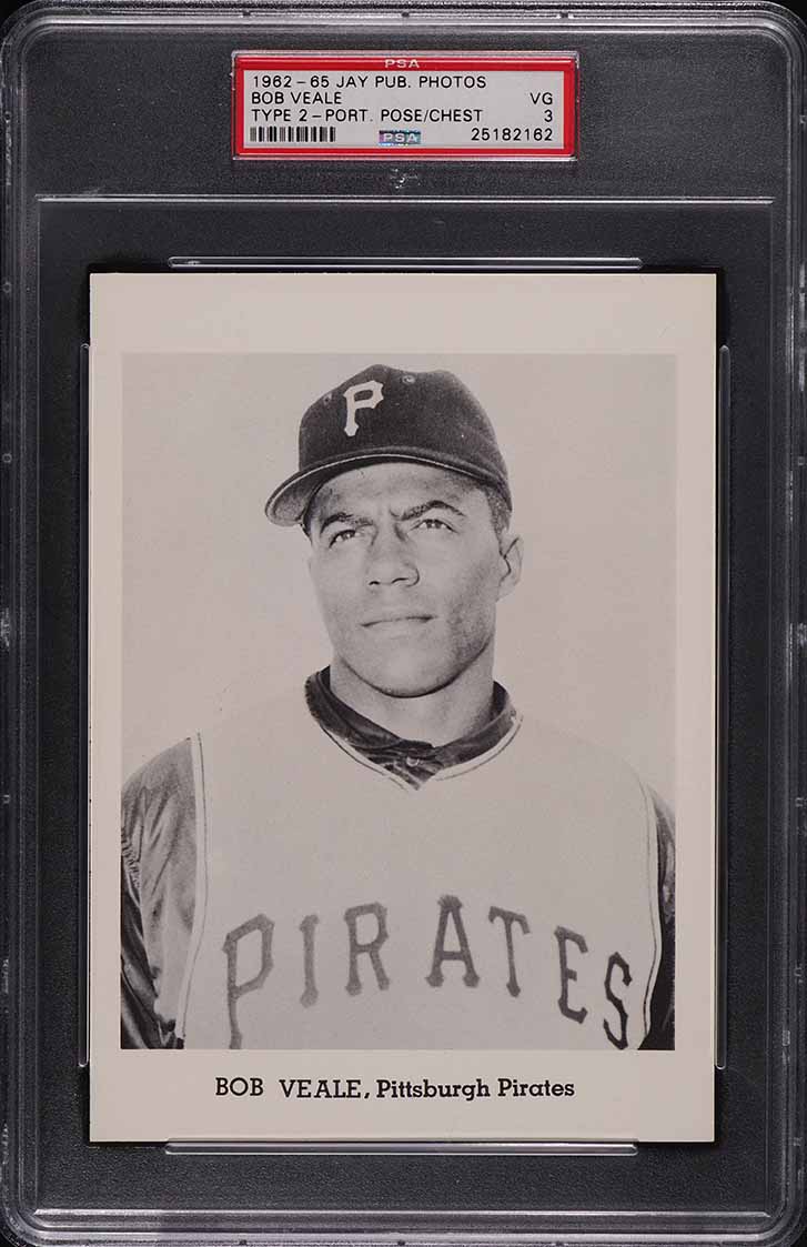 1962 Jay Publishing Photos Type 2 Bob Veale PORTRAIT POSE CHEST PSA 3 VG