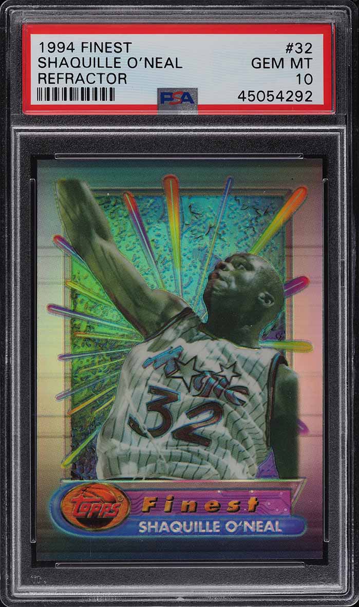 1994 Finest Refractor Shaquille O'Neal #32 PSA 10 GEM MINT