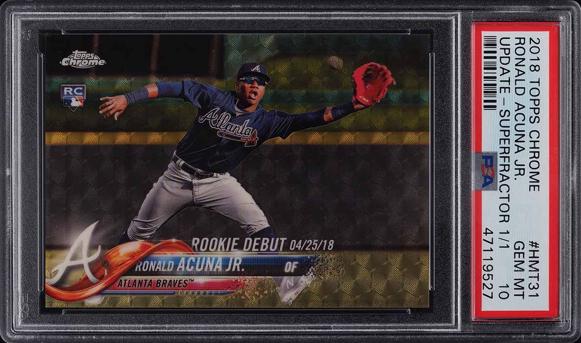 2025 Topps Allen & Ginter X Mini Red Ronald Acuna Jr. 5/5 #103 CGC