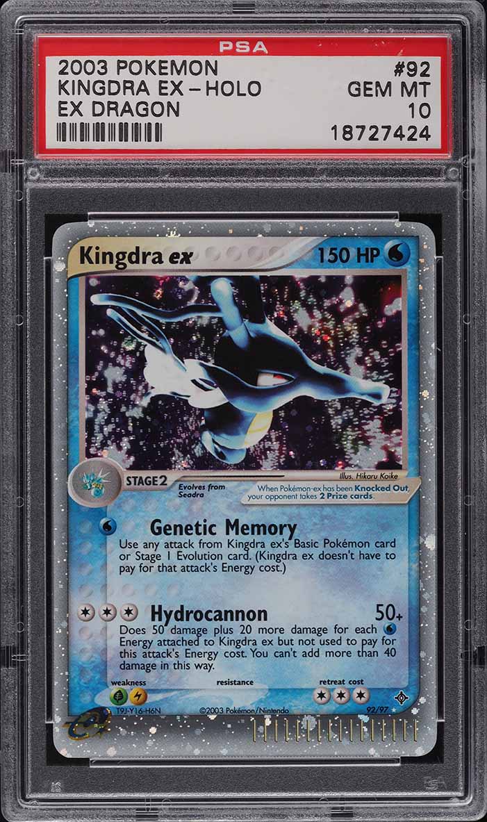Kingdra ex (92) Holofoil - Dragon - Lightly Played Kingdra ex (92) Holofoil - Dragon - Lightly Played