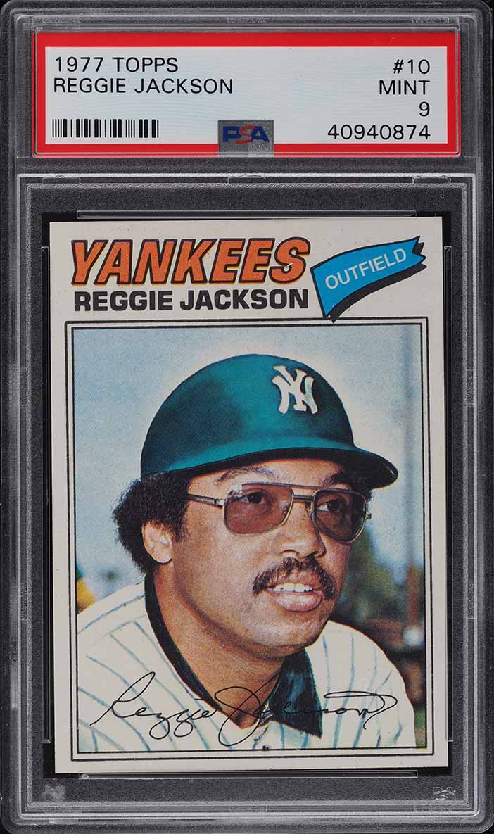 1977 Topps Reggie Jackson #10 PSA 9 MINT