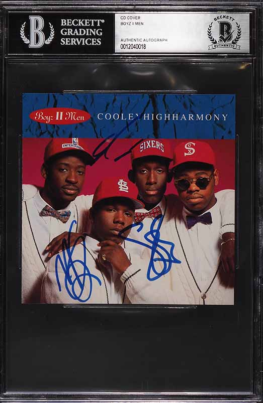 Signed Autographed CD Cover Boyz II Men AUTO, BAS Auth on Fanatics