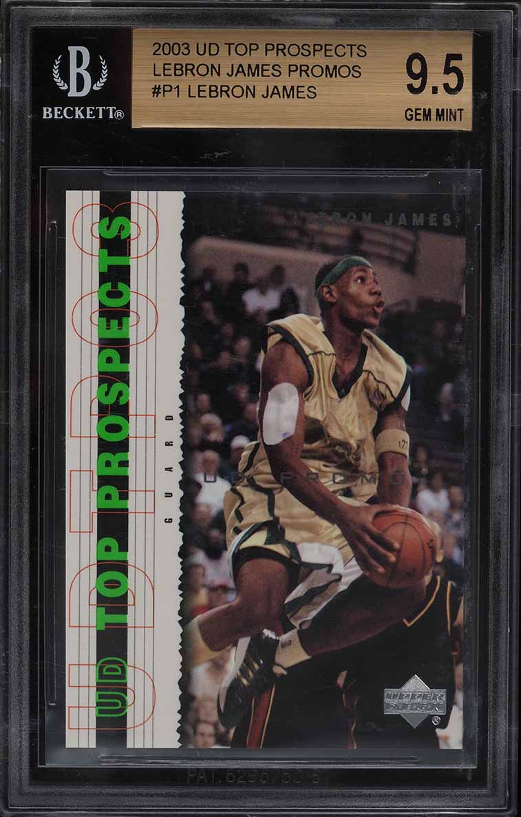 lebron james upper deck top prospects