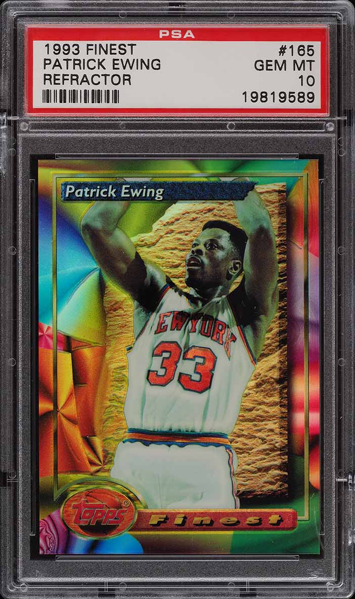 1993 Finest Refractor Patrick Ewing #165 PSA 10 GEM MINT