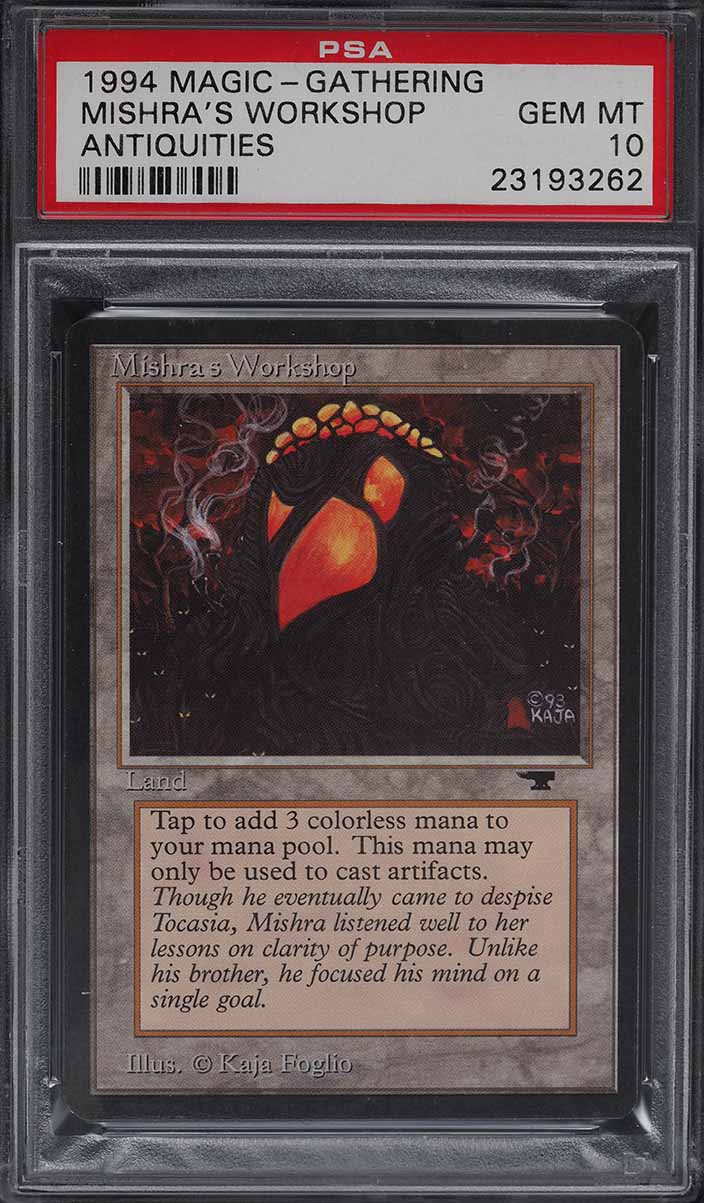 1994 Magic The Gathering MTG Antiquities Mishra's Factory Winter
