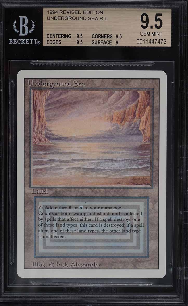 1994 Magic the Gathering MTG Revised Edition Dual Land Scrubland