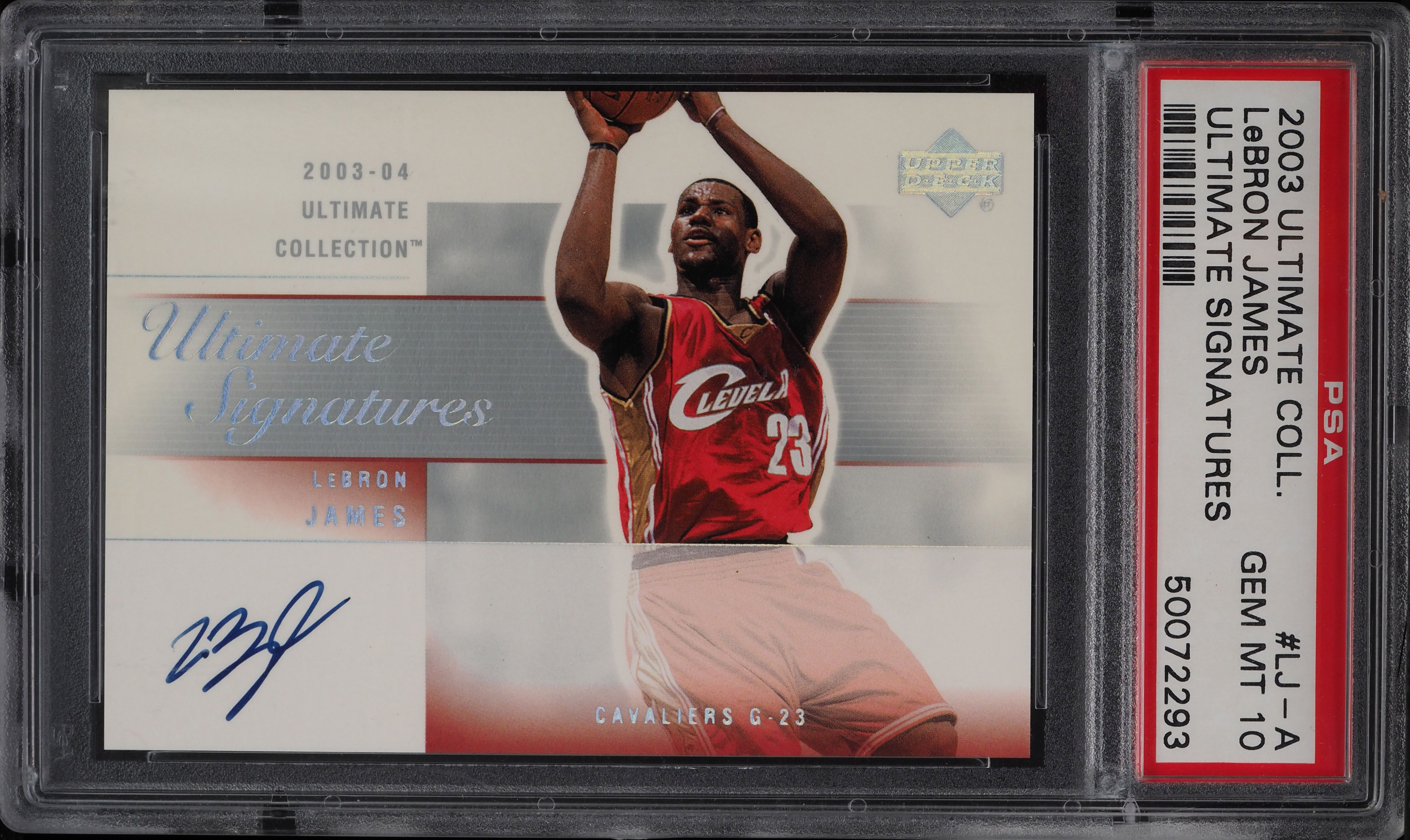 2003 Ultimate Collection Signatures LeBron James ROOKIE AUTO #LJA