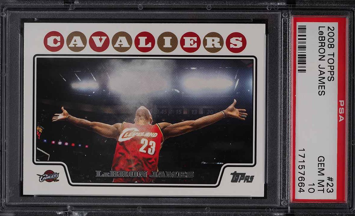 2008 Topps Basketball LeBron James #23 PSA 10 GEM MINT