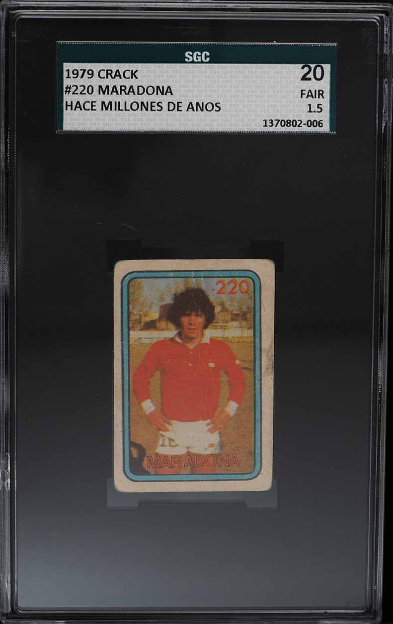 2021 Futera Unique World Football Triumph Diego Maradona PATCH /18