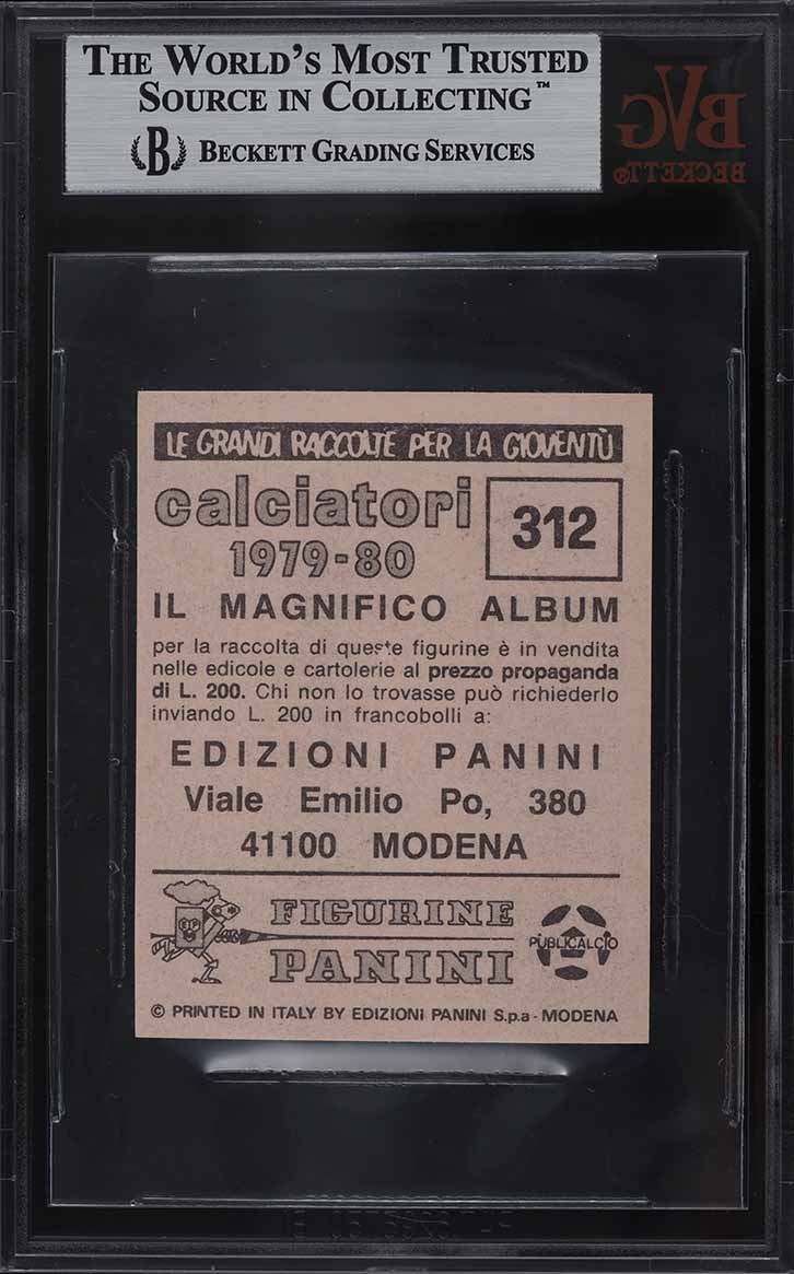 1979 Panini Calciatori Stickers Diego Maradona ROOKIE #312 BVG 8.5 NM-MT+