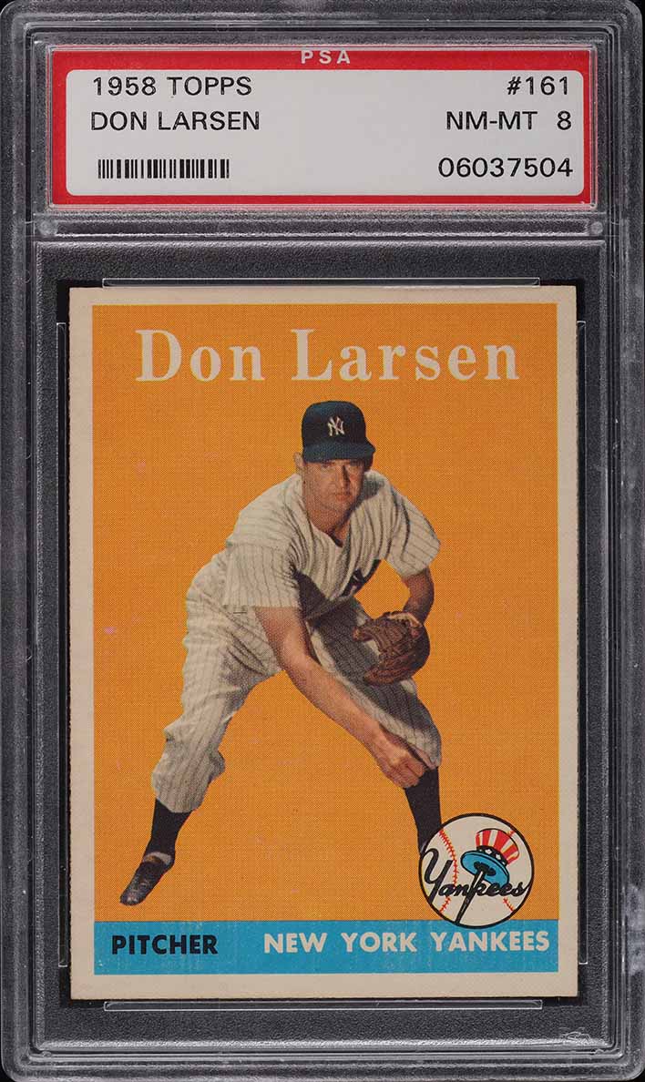 1958 Topps Don Larsen #161 PSA 8 NM-MT