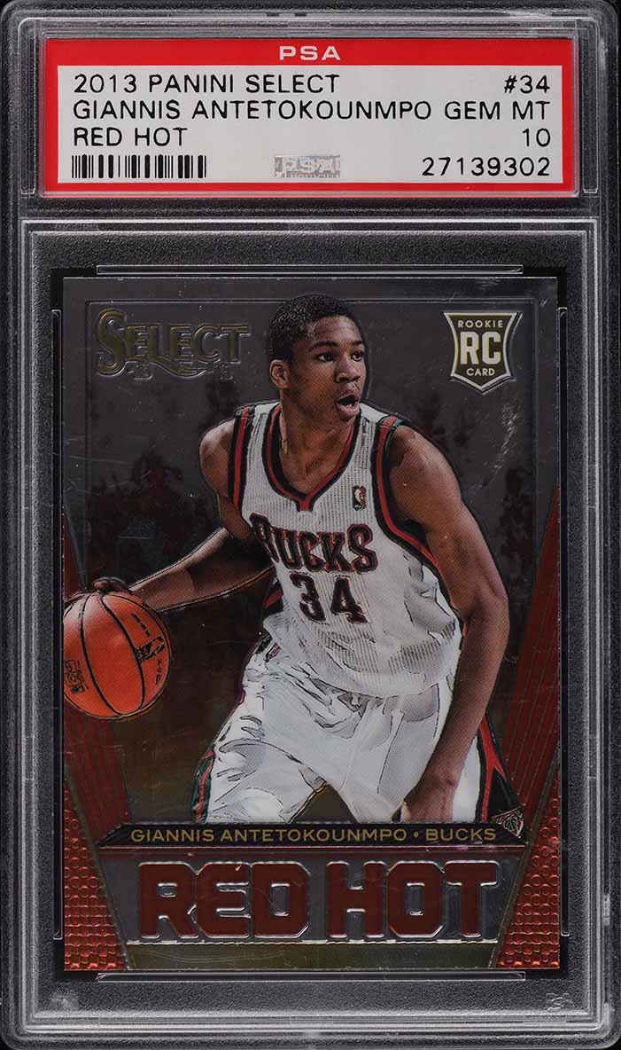 Giannis Antetokounmpo 2013 Select #34 Red Hot Price Guide - Sports