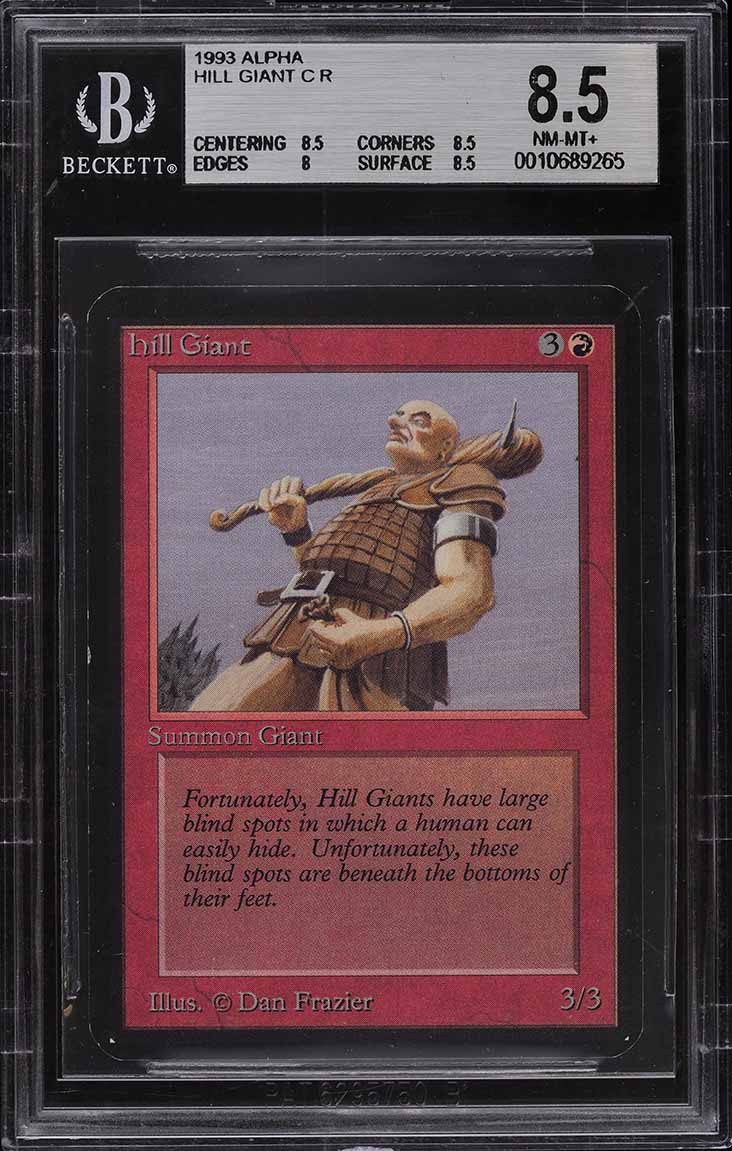 Magic the Gathering [001] LIMITED EDITION ALPHA Single Card - 111/295 : Hill Giant