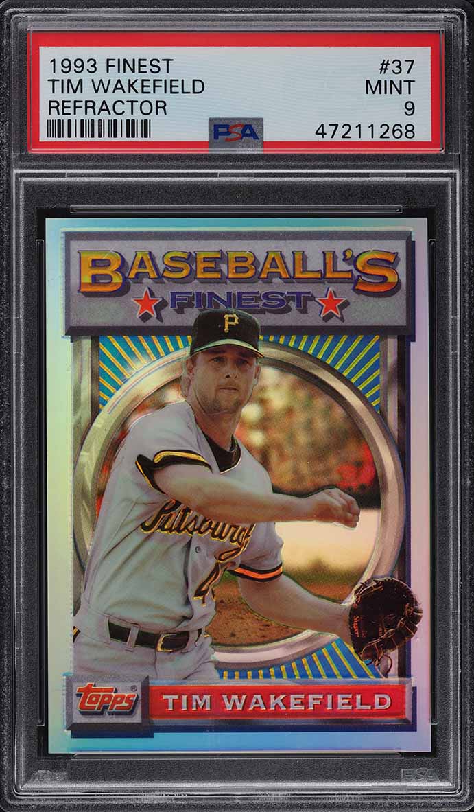 1993 Finest Refractor Tim Wakefield #37 PSA 9 MINT