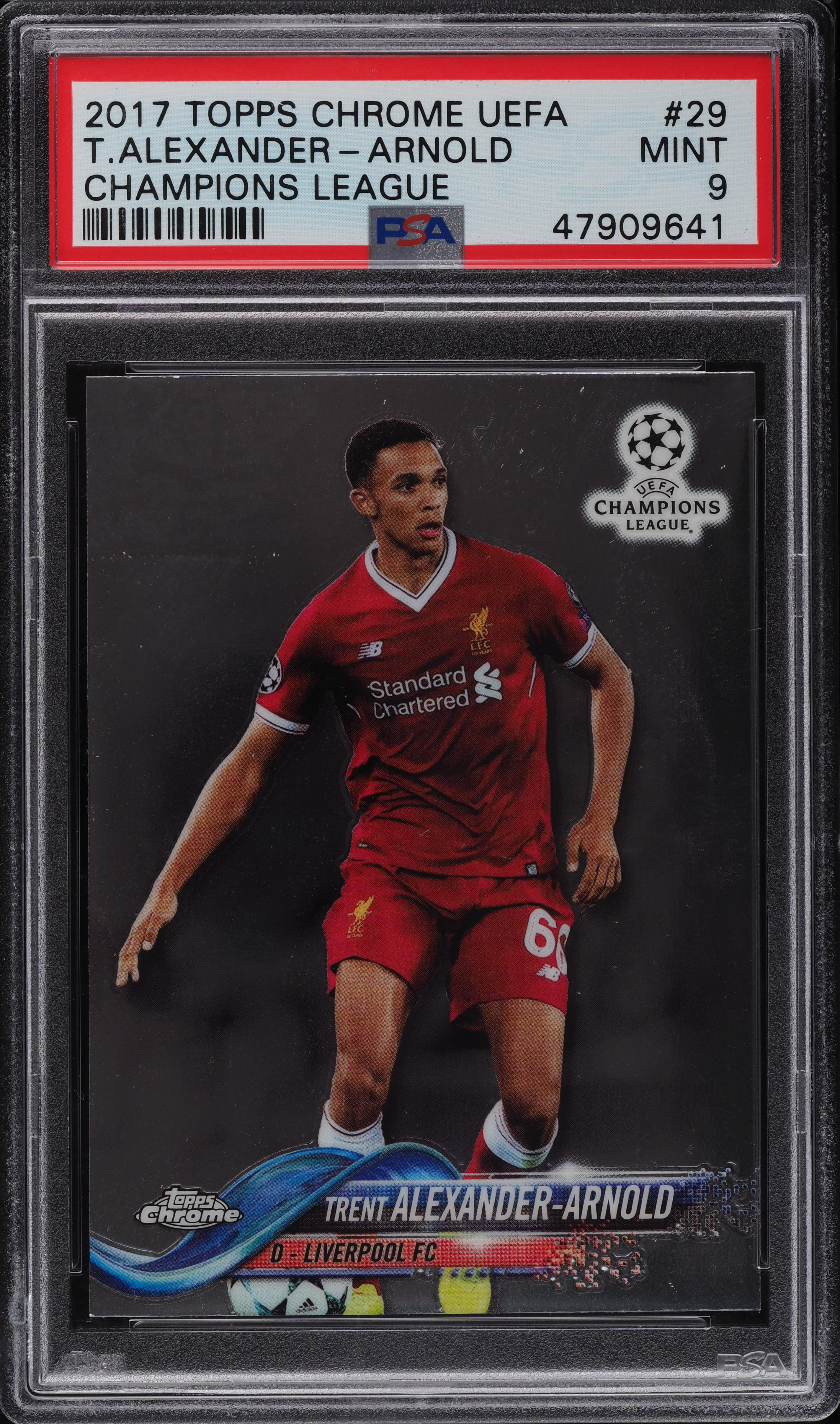 2017 Topps Chrome UEFA Champions League Trent Alexander-Arnold 