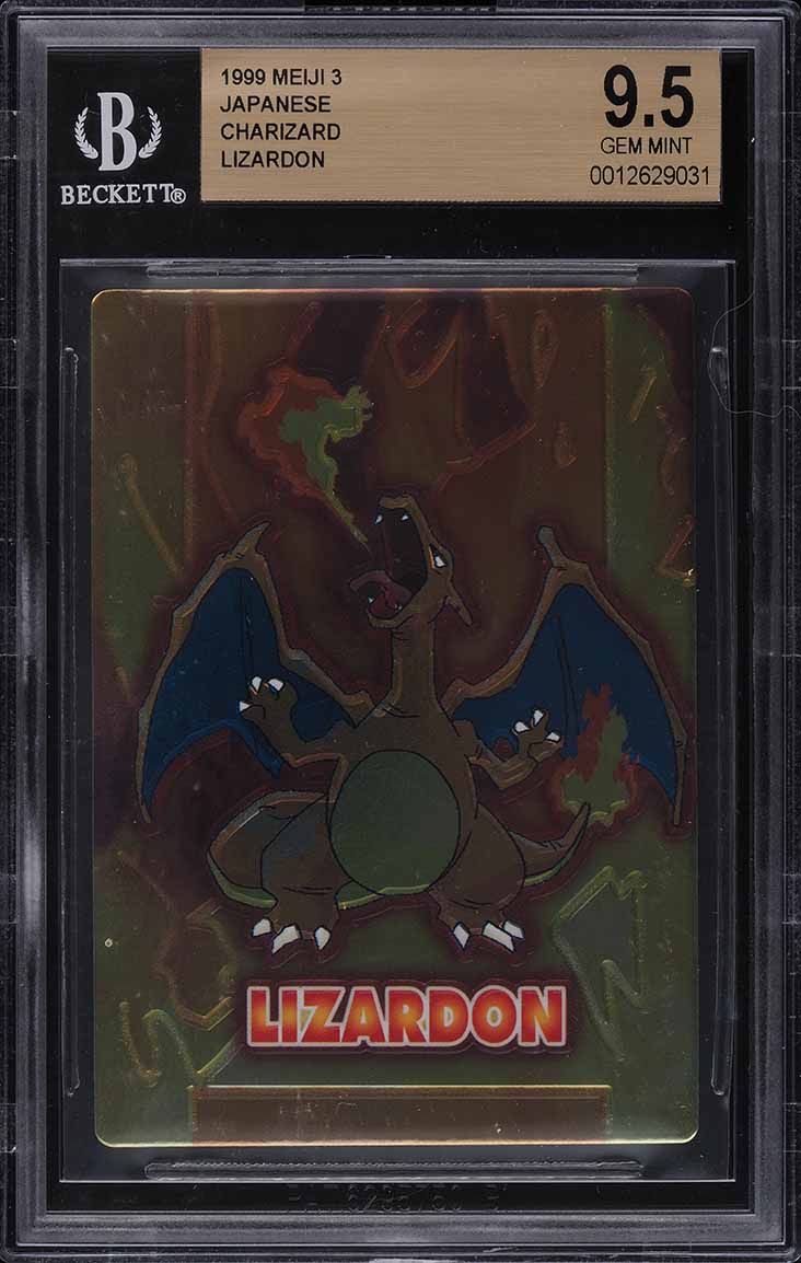 1999 Pokemon Meiji 3 Japanese Charizard LIZARDON #NNO BGS 9.5 GEM MINT