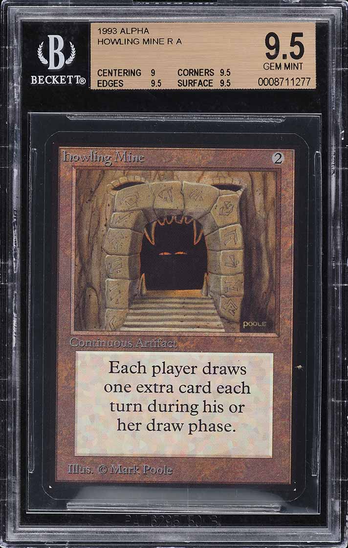 1993 Magic The Gathering MTG Alpha Black Lotus BGS 8.5 NM-MT+ on