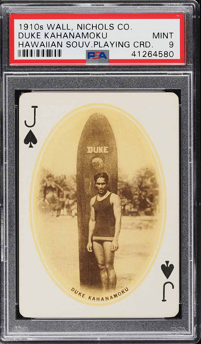 1910 Wall Nichols Hawaiian Souvenir Playing Cards Duke Kahanamoku