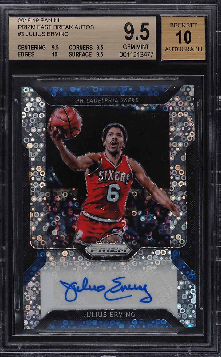 1977 Topps Basketball Julius Erving #100 PSA 6 EXMT on Fanatics
