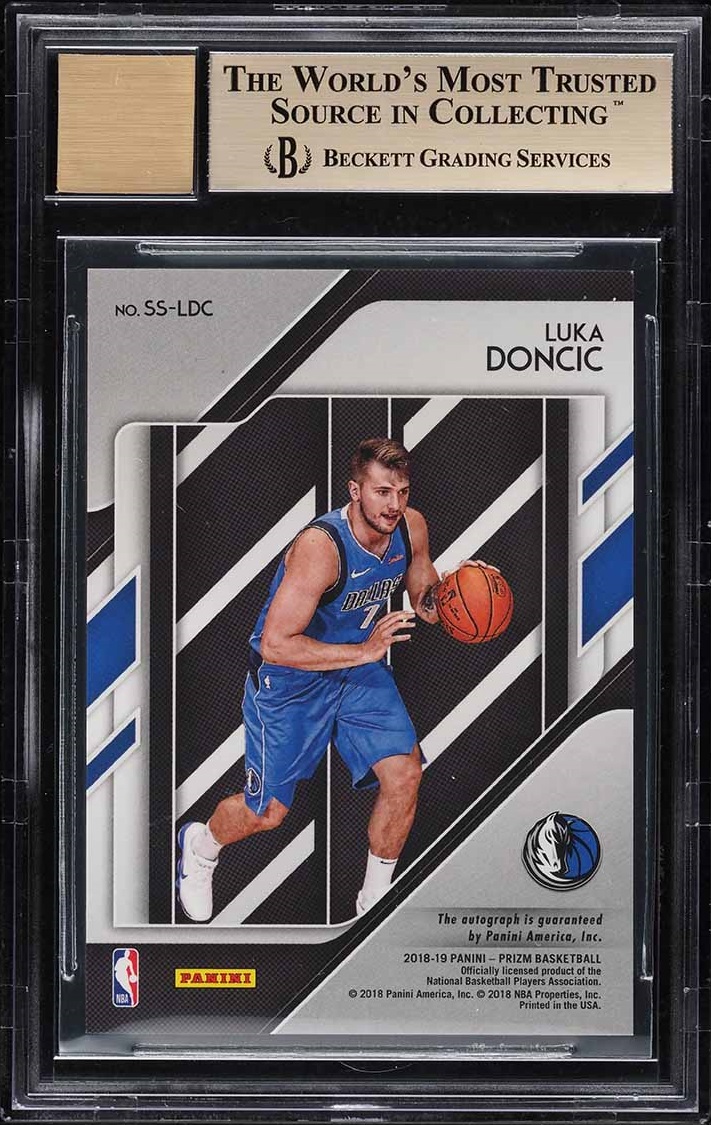 2018 Panini Prizm Sensational Signatures Luka Doncic ROOKIE AUTO