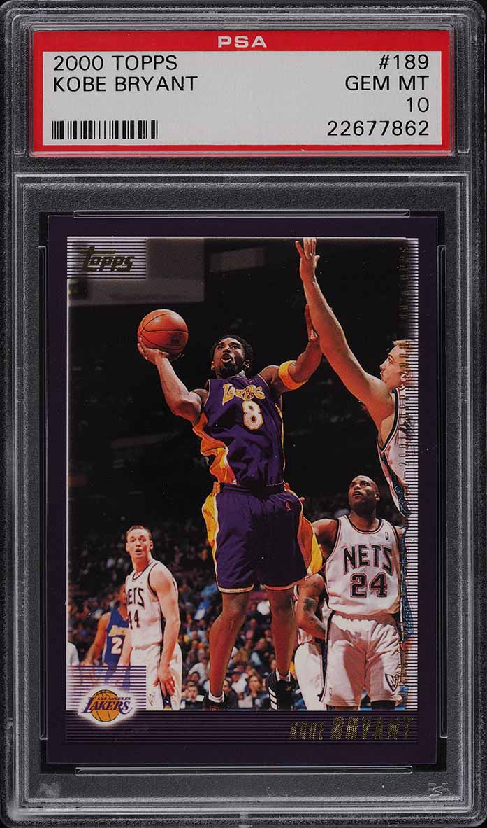 2000 Topps Basketball Kobe Bryant #189 PSA 10 GEM MINT on Fanatics