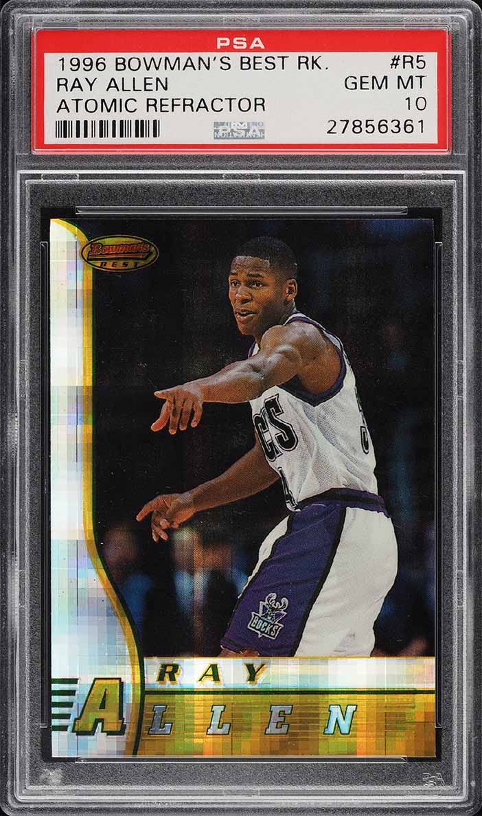 1996 Bowman's Best Atomic Refractor Kobe Bryant ROOKIE #R23 PSA 10