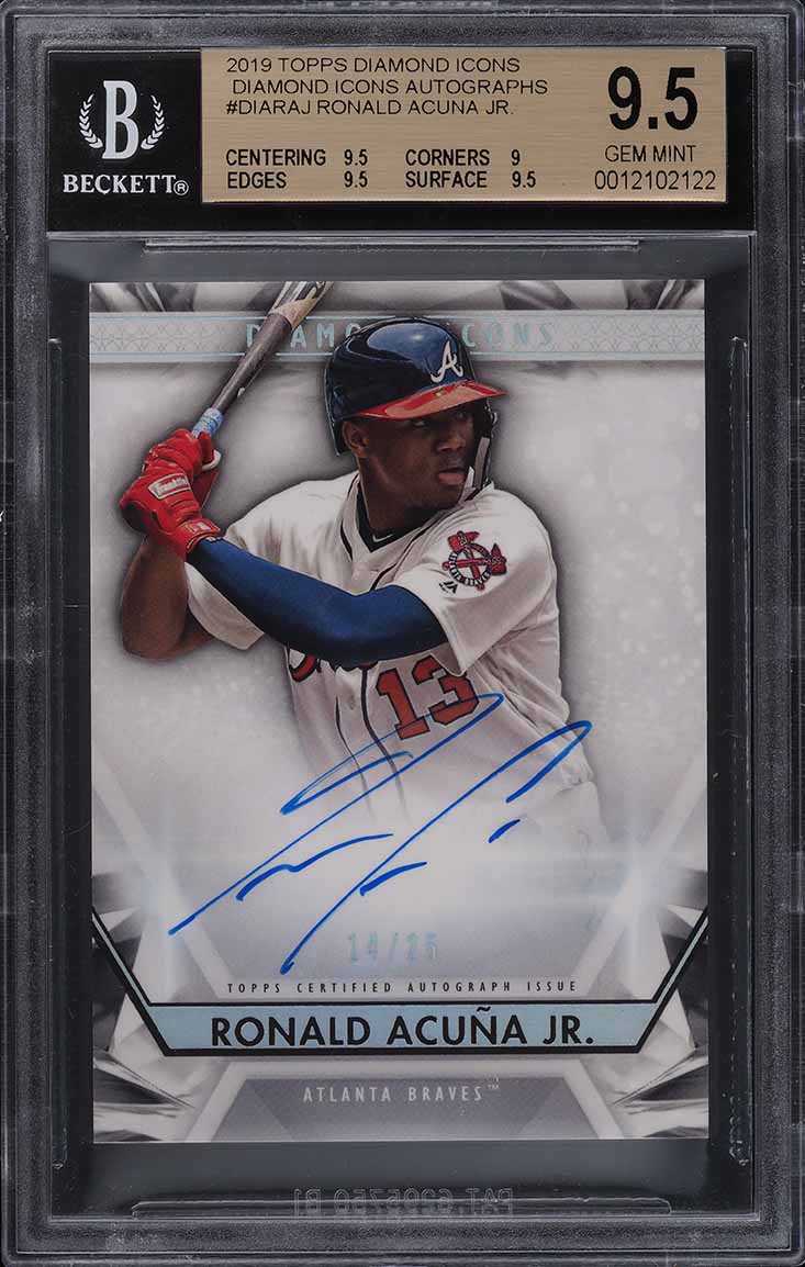 希少24時間限定販売Ronald Acuna Jr. _直筆サイン_鑑定品