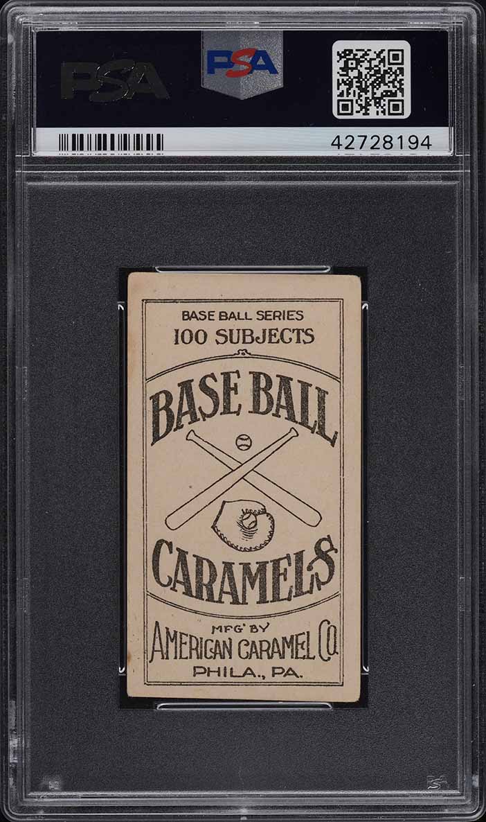 1909 E90-1 American Caramel Eddie Grant PSA 3 VG