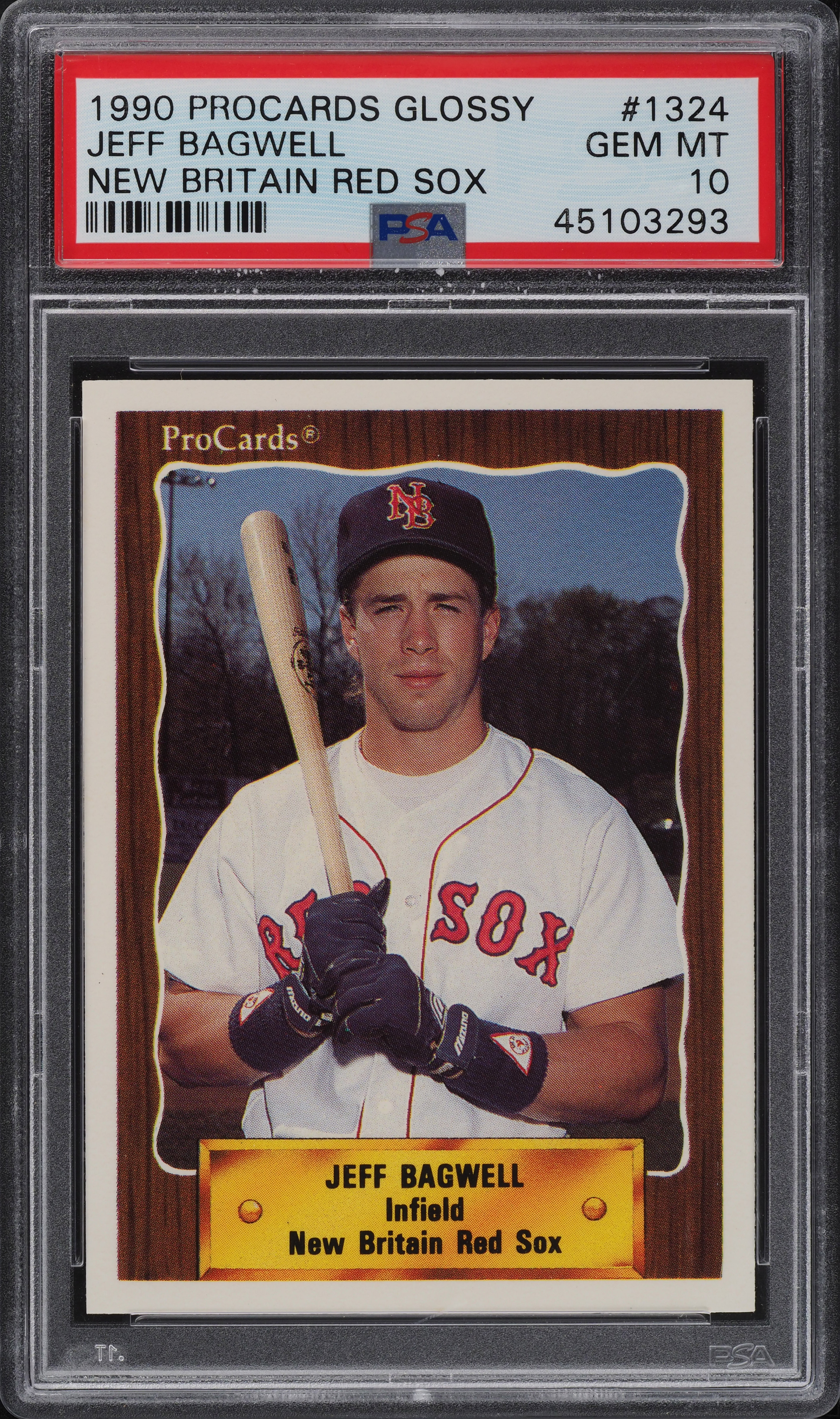 1990 Procards Glossy New Britain Red Sox Jeff Bagwell ROOKIE #1324