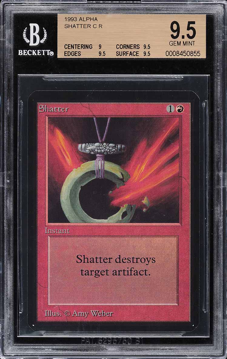 1993 Magic The Gathering MTG Alpha Shatter BGS 8.5 NM-MT+ on