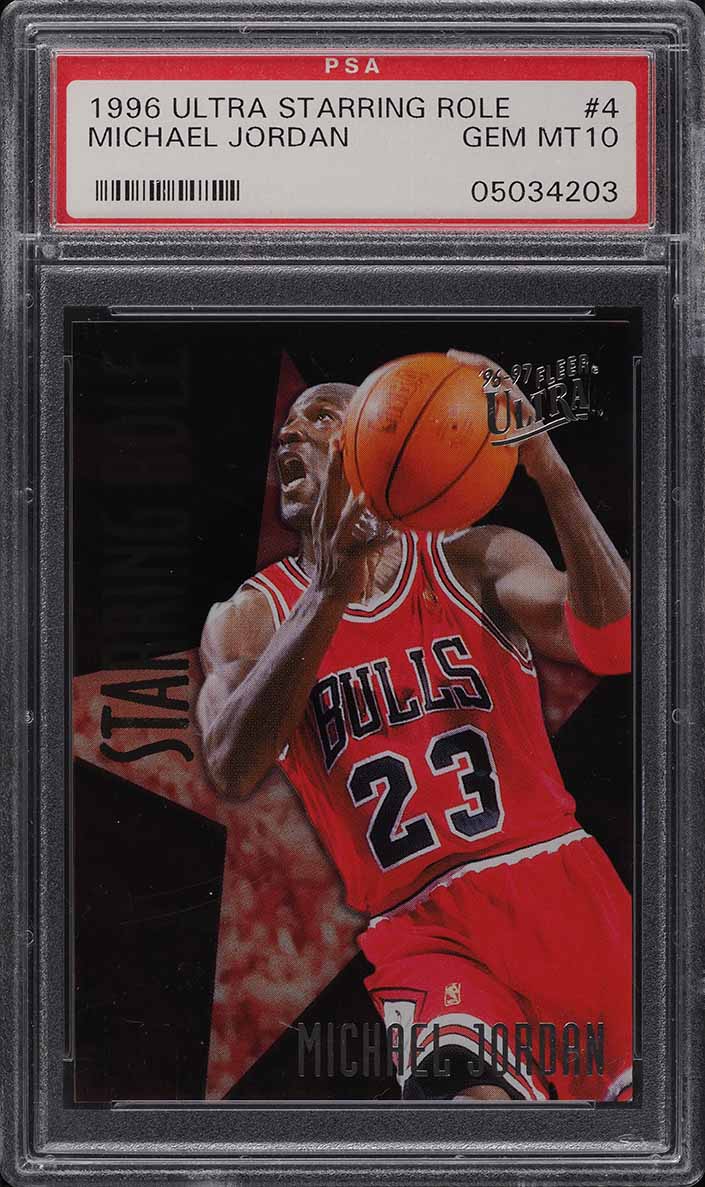 1996 Ultra Starring Role Michael Jordan #4 PSA 10 GEM MINT