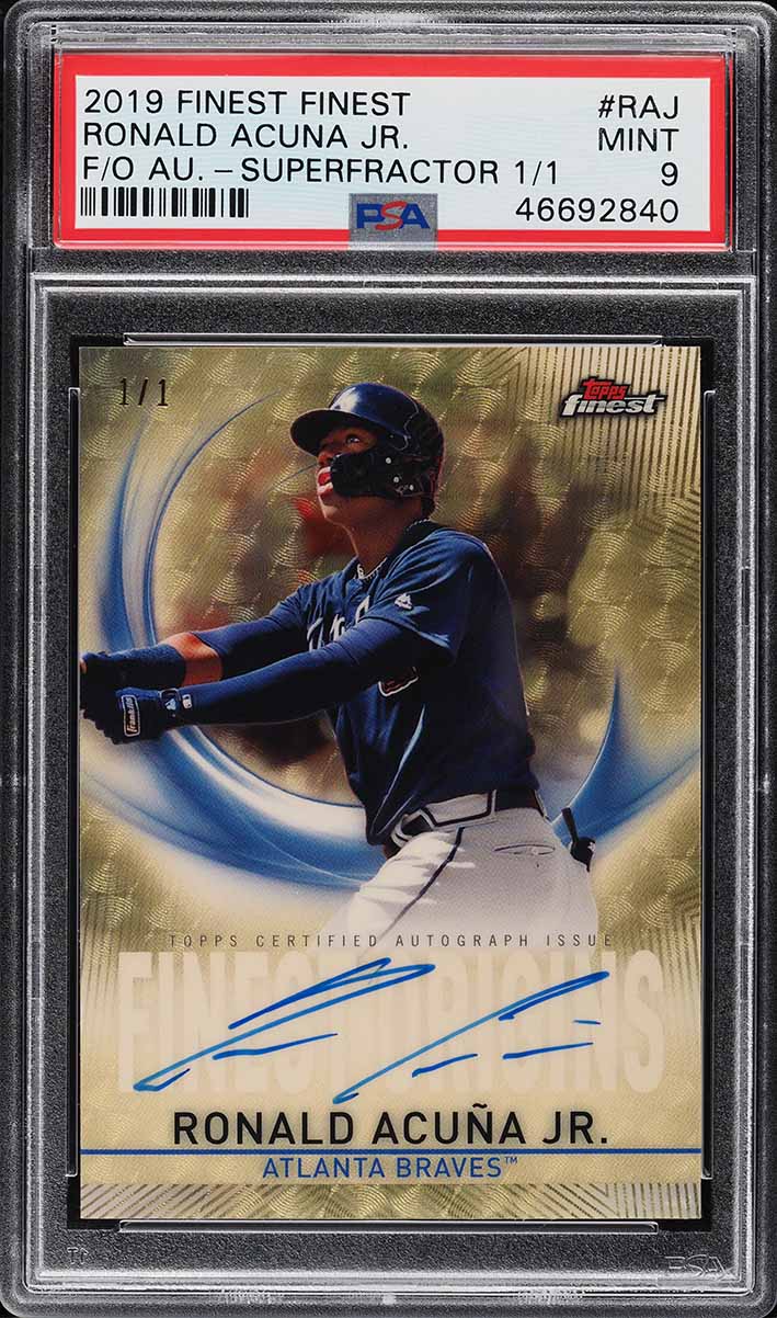 2023 Topps WBC Variation Gold Rainbow Foil Ronald Acuna Jr. /50