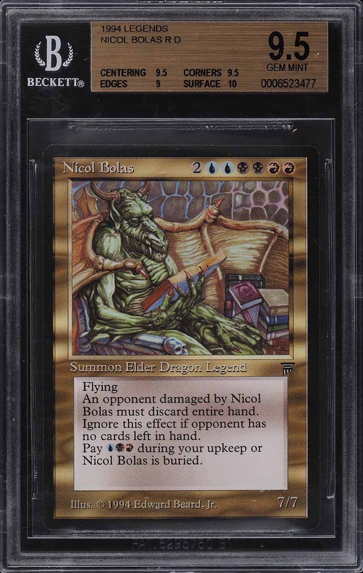1994 Magic The Gathering MTG Legends Nicol Bolas R D BGS 9.5 GEM MINT on  Fanatics Collect