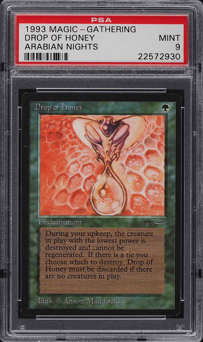 1993 Magic: the Gathering (MTG) - Arabian Nights Drop of Honey PSA