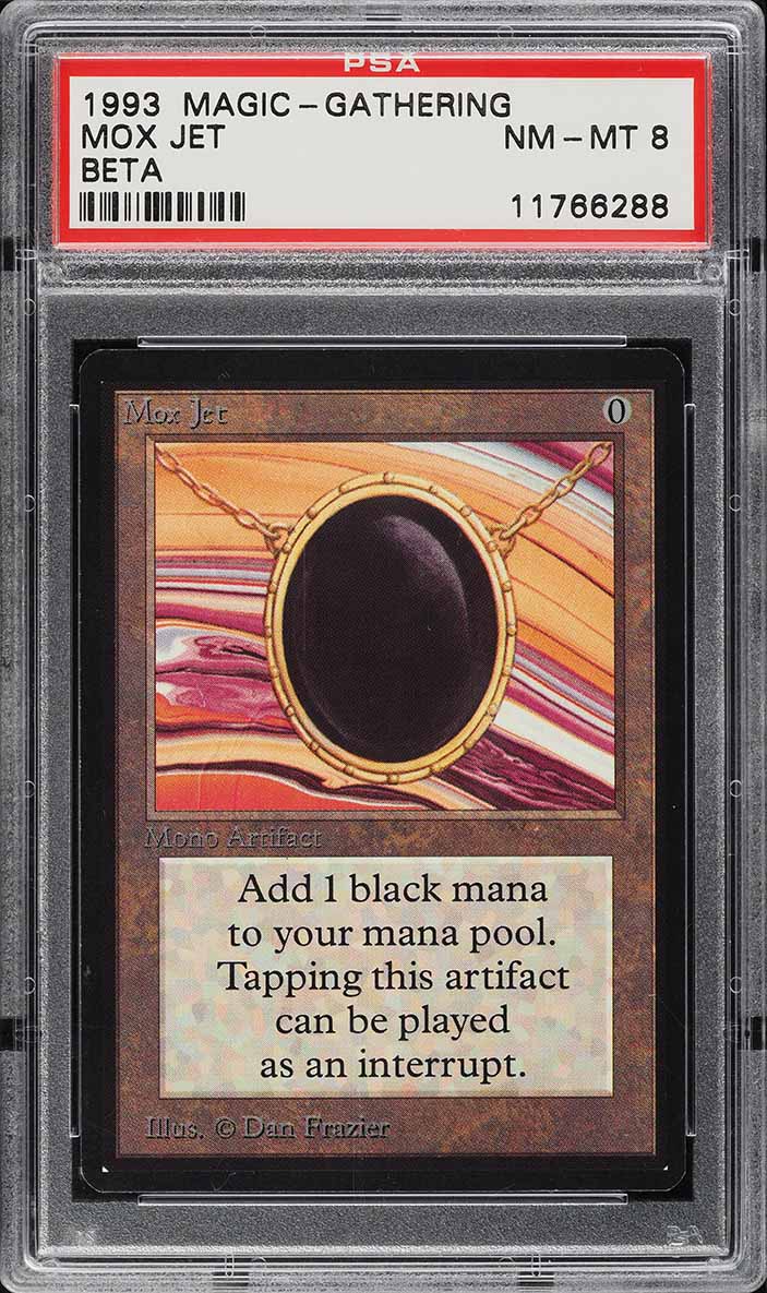 1993 Magic The Gathering MTG Collector's Edition Mox Jet BGS 9.5