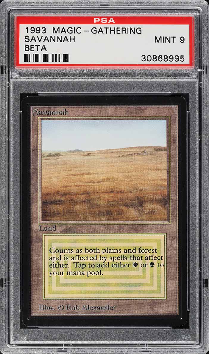 1993 Magic The Gathering MTG Unlimited Chaoslace R R PSA 9 MINT on