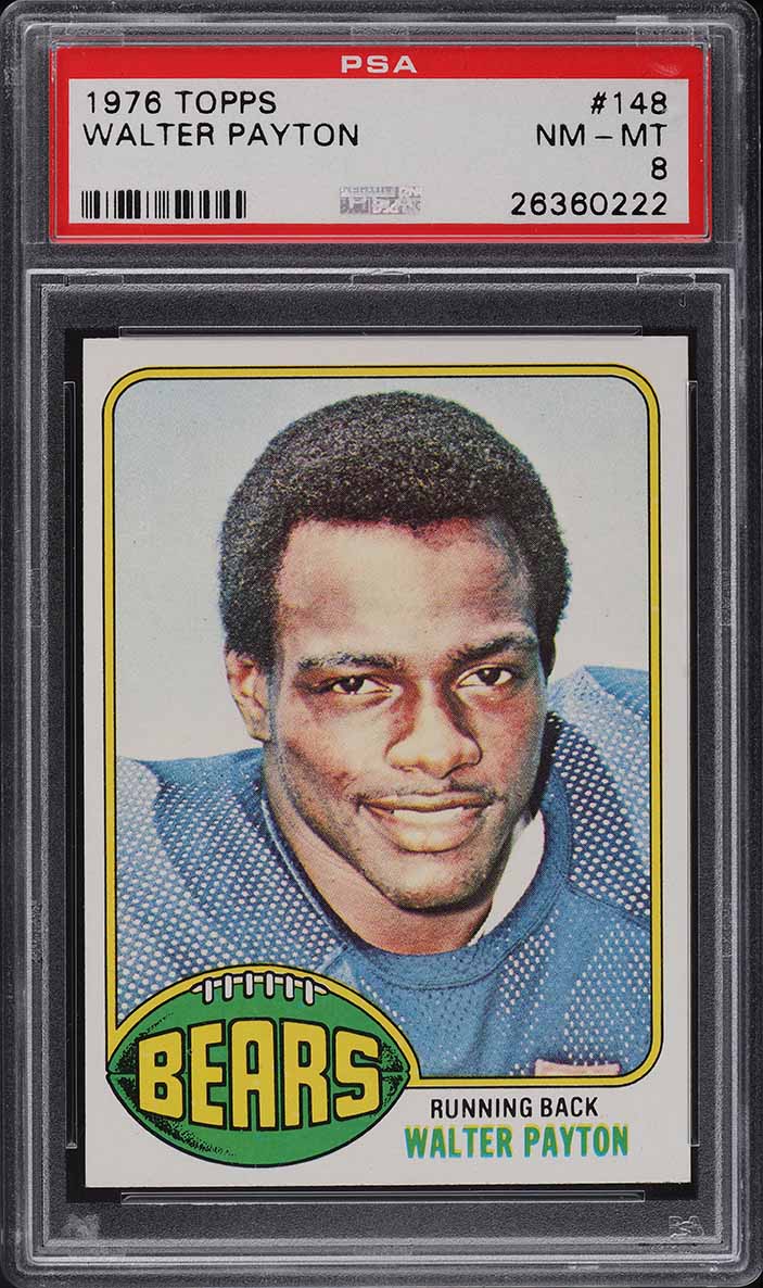 1976 Topps Football Walter Payton ROOKIE #148 PSA 8 NM-MT